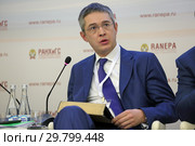 Александр Борисович Повалко - генеральный директор, председатель Правления АО "РВК" на Гайдаровском форуме 2018. Редакционное фото, фотограф Игорь Долгов / Фотобанк Лори