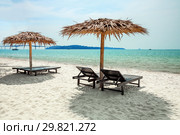 Tropical beach (2013 год). Стоковое фото, фотограф Юлия Бабкина / Фотобанк Лори