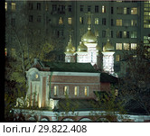 Палаты думного дьяка Аверкия, Берсеневская набережная, Москва. Стоковое фото, фотограф Борис Кавашкин / Фотобанк Лори