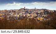 Panoramic view of Rodez in winter day (2019 год). Стоковое фото, фотограф Яков Филимонов / Фотобанк Лори
