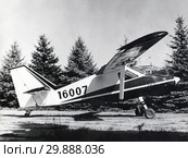 Подкосный высокоплан ХАИ-60. СССР. Редакционное фото, фотограф Retro / Фотобанк Лори