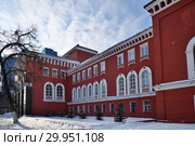 Воронеж. Здание Дома Офицеров. Архитекторы Переверзев В. Е., Корнфельд Я. А., Зотов Б. Н. (2019 год). Стоковое фото, фотограф Знаменский Олег / Фотобанк Лори