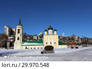 Успенский Адмиралтейский храм. Город Воронеж зимой (2019 год). Стоковое фото, фотограф Алексей Гусев / Фотобанк Лори