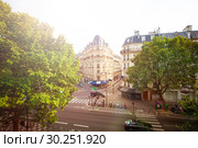View from path walk Rene-Dumont in Paris, France (2016 год). Стоковое фото, фотограф Сергей Новиков / Фотобанк Лори