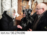 Прощеное воскресенье в Новодевичьем монастыре (2019 год). Редакционное фото, фотограф Дмитрий Неумоин / Фотобанк Лори