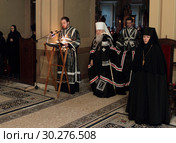 Великое повечерие в Новодевичьем монастыре (2019 год). Редакционное фото, фотограф Дмитрий Неумоин / Фотобанк Лори