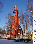 Храм-колокольня. Токсово. Ленинградская область (2012 год). Стоковое фото, фотограф Сергей Афанасьев / Фотобанк Лори