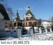 Троицкая (Донская) церковь в Перловке. Мытищи, Московская область (2012 год). Стоковое фото, фотограф Елена Орлова / Фотобанк Лори