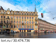 Доходный дом А. А. Кушелева. Санкт-Петербург (2016 год). Редакционное фото, фотограф Александр Щепин / Фотобанк Лори