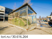 Английский танк Марк V в пластиковой витрине. Россия, Архангельск. Стоковое фото, фотограф Яковлев Сергей / Фотобанк Лори