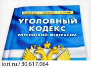 Уголовный кодекс Российской Федерации. Стоковое фото, фотограф Victoria Demidova / Фотобанк Лори