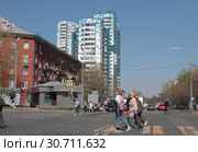 Москва, улица Академика Скрябина (2019 год). Редакционное фото, фотограф Дмитрий Неумоин / Фотобанк Лори
