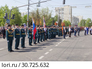 Город Владимир. 2019 год. Торжественный парад, посвященный Дню Победы, на площади 30-летия Победы. Редакционное фото, фотограф Михаил Котов / Фотобанк Лори
