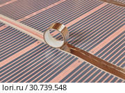 Floor heating installation. Стоковое фото, фотограф Мельников Дмитрий / Фотобанк Лори