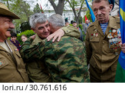 Встреча ветеранов Афганской войны в сквере Воинов-интернационалистов в городе Севастополе 9 мая 2019 года. Редакционное фото, фотограф Николай Винокуров / Фотобанк Лори