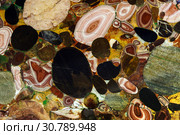 Background - a natural multi-colored stone. Стоковое фото, фотограф Евгений Харитонов / Фотобанк Лори