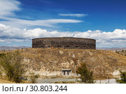 Black fortress or Sev-Berd in Gyumri. It was built in the middle of the XIX century after the end of the Russian-Turkish war of 1828-1829. Armenia (2018 год). Стоковое фото, фотограф Наталья Волкова / Фотобанк Лори