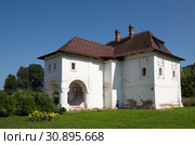 Дом Опарина (Селина), улица Набережная, 42. Гороховец, Владимирская область, Россия (2018 год). Стоковое фото, фотограф Елена Коромыслова / Фотобанк Лори