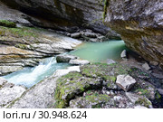 Гуамское ущелье, Гуамка, Краснодарский край. Стоковое фото, фотограф Оглоблин Андрей Николаевич / Фотобанк Лори