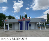 Автостанция Нижнегорский новая (2019 год). Стоковое фото, фотограф Кузнецов Максим / Фотобанк Лори