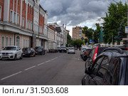 Улица Щипок. Москва (2019 год). Редакционное фото, фотограф Яков Реймер / Фотобанк Лори