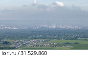 Город Стерлитамак. Химическое производство. Смог над городом. Sterlitamak city. Chemical production. Smog over the city. Стоковое фото, фотограф Евгений Романов / Фотобанк Лори