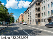 Каменноостровский проспект.  Доходные дома  К. В.  Маркова. Санкт-Петербург (2019 год). Редакционное фото, фотограф Александр Щепин / Фотобанк Лори
