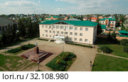 Татарстан. Село Черемшан. Вид с воздуха. Tatarstan. The Village Of Cheremshan. Aerial view. Стоковое фото, фотограф Евгений Романов / Фотобанк Лори