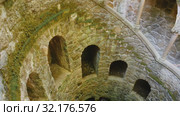 Famous landmark Quinta da Regaleira estate, Sintra. Portugal (2019 год). Редакционное видео, видеограф Яков Филимонов / Фотобанк Лори