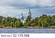 Николо-Медведский монастырь. Новая Ладога. Ленинградская область (2019 год). Стоковое фото, фотограф Сергей Афанасьев / Фотобанк Лори