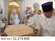 Великое освящение Христорождественского храма села Мытники Рузского района (2019 год). Редакционное фото, фотограф Дмитрий Неумоин / Фотобанк Лори