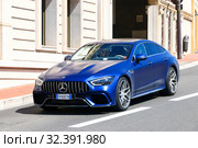 Mercedes-Benz-AMG GT 4-Door Coupe (2019 год). Редакционное фото, фотограф Art Konovalov / Фотобанк Лори