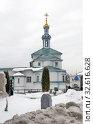 Храм в честь преподобных отцев в Синае и Раифе избиенных. Раифский Богородицкий мужской монастырь. Татарстан (2018 год). Редакционное фото, фотограф stargal / Фотобанк Лори