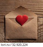 Valentine day love letter. Стоковое фото, фотограф Иван Михайлов / Фотобанк Лори
