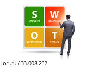 SWOT technique concept for business. Стоковое фото, фотограф Elnur / Фотобанк Лори