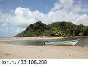 mouth of the grande riviere,trinidad. Стоковое фото, фотограф Willy Brüchle / PantherMedia / Фотобанк Лори