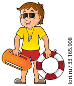 Life guard theme image 1. Стоковое фото, фотограф Klara Viskova / PantherMedia / Фотобанк Лори