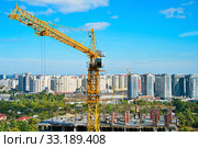 Top view of construction site. Стоковое фото, фотограф Ivan Tykhyi / PantherMedia / Фотобанк Лори