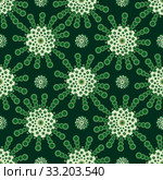 Green flowers abstract vintage background. Стоковое фото, фотограф Elena Kozyreva / PantherMedia / Фотобанк Лори
