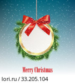 greeting Christmas card. Стоковое фото, фотограф Andrey Lipinskiy / PantherMedia / Фотобанк Лори