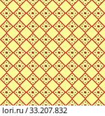 Abstract geometric ethnic seamless ornament pattern. Стоковое фото, фотограф Elena Kozyreva / PantherMedia / Фотобанк Лори