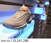 Nike Kicks Lounge store at Mira Place 1 mall, Hong Kong (2019 год). Редакционное фото, фотограф Александр Подшивалов / Фотобанк Лори