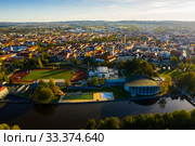 View of Ceske Budejovice (2019 год). Стоковое фото, фотограф Яков Филимонов / Фотобанк Лори