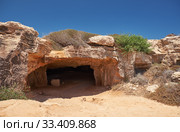 Cyclops Cave. Ammochostos (Famagusta) District. Cyprus (2018 год). Стоковое фото, фотограф Сергей Пристяжнюк (Serg Zastavkin) / Фотобанк Лори