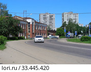 Первомайская улица. Город Лосино-Петровский. Щелковский район. Московская область. Россия (2012 год). Редакционное фото, фотограф lana1501 / Фотобанк Лори