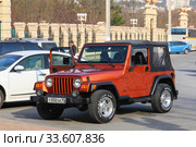 Jeep Wrangler (2014 год). Редакционное фото, фотограф Art Konovalov / Фотобанк Лори