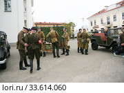 Солдаты, историческая реконструкция (2019 год). Редакционное фото, фотограф Марина Шатерова / Фотобанк Лори