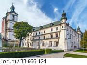 St. Stanislaus Church at Skalka, Krakow, Poland (2019 год). Стоковое фото, фотограф Boris Breytman / Фотобанк Лори