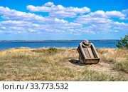 Ancient greek colony Olbia in Parutino, Ukraine (2019 год). Редакционное фото, фотограф Sergii Zarev / Фотобанк Лори
