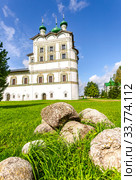 Nicolo-Vyazhishchsky monastery in Veliky Novgorod (2019 год). Стоковое фото, фотограф FotograFF / Фотобанк Лори